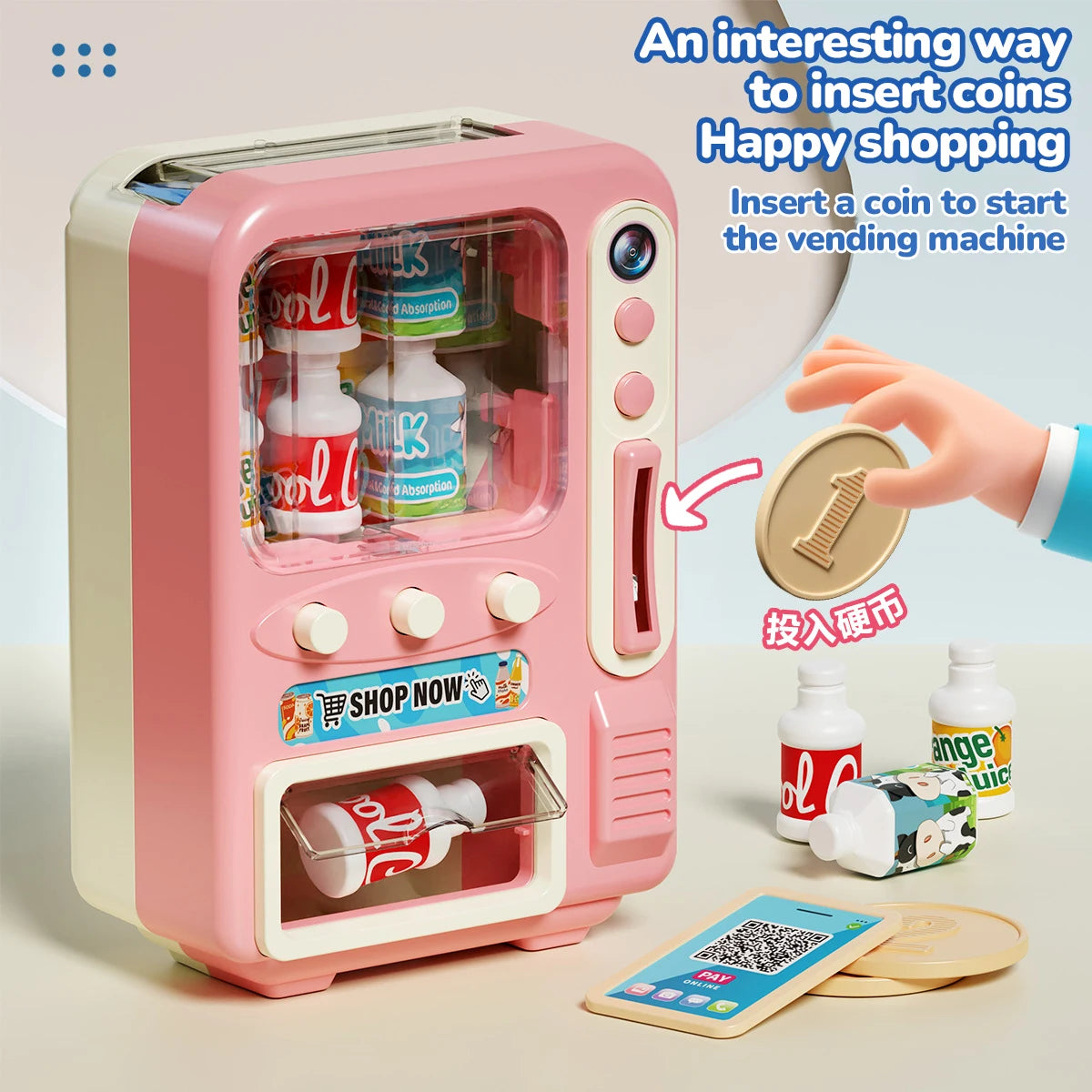 Simulated Kitchen Toy Play Set Miniature Food Pretend Play House Appliance Laundry Cookware Children Role-Playing Toys Girl Game