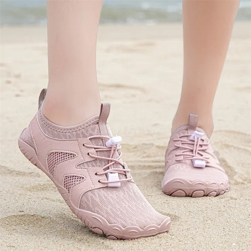 Women Men Water Shoes Upstream Wading Swimming Barefoot Five Fingers Aqua Shoes Beach Seaside Gym Fitness Unisex Sneakers New