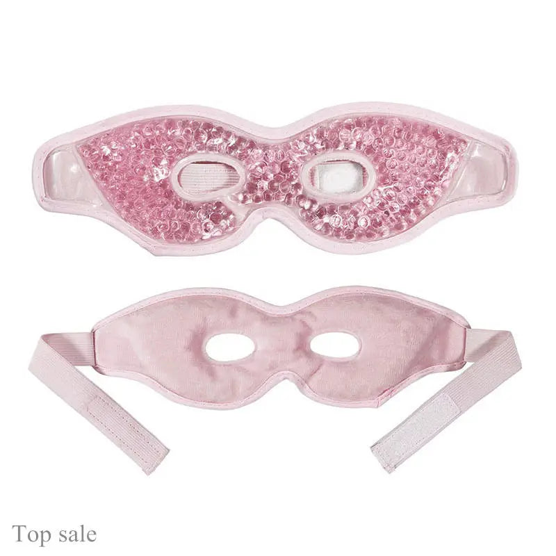 Cooling Gel Eye Mask with Eye Holes Cold Eye Packs for Puffiness & Swelling Reusable Hot Cold Compress Heat Ice Gel Pack