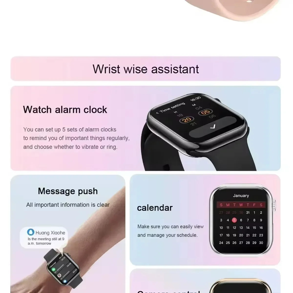 2025 NEW Smart Watch Wireless Charging Smartwatch Bluetooth Calls Men Women Watches Fitness Bracelet Custom Watch Face
