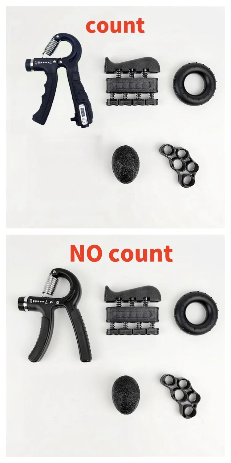 5-60kg Adjustable Hand Grip Strengthener Hand Grip Trainer With Counter Wrist Forearm And Hand Exerciser For Muscle Building