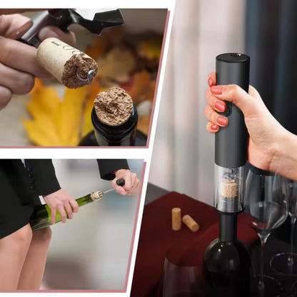 Electric Wine Bottle Opener Automatic Red Wine Corkscrew Wine Opener Wine Tools Kitchen Products Performance Plastic