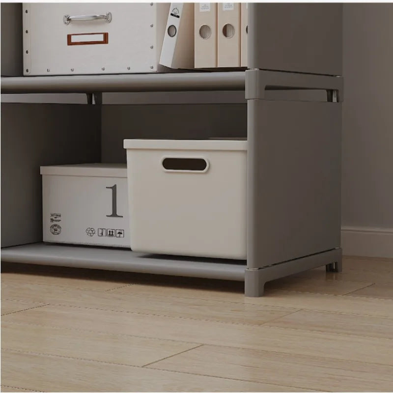 Multi-Layer Bookshelf Easy Assembly Bookcase Living Room Book Shelf Study Room Bedroom Storage Shelf Sundries Toys Cabinet