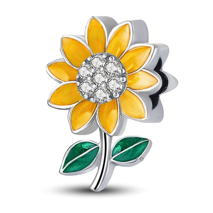 925 Sterling Silver Small Fresh Four Leaf Clover Series Charms Bead Diy Bracelet Necklace Making Gift Of High Quality Jewelry