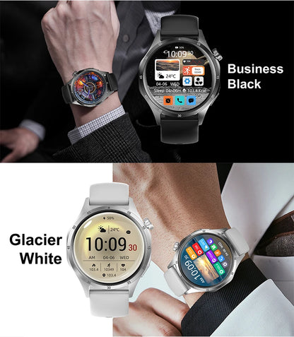 2025New Smart Watch Men Full Circle HD Screen Wireless Call Smartwatch Call Reminder GPS Sports Track Bracelet Music Clock+ Gift
