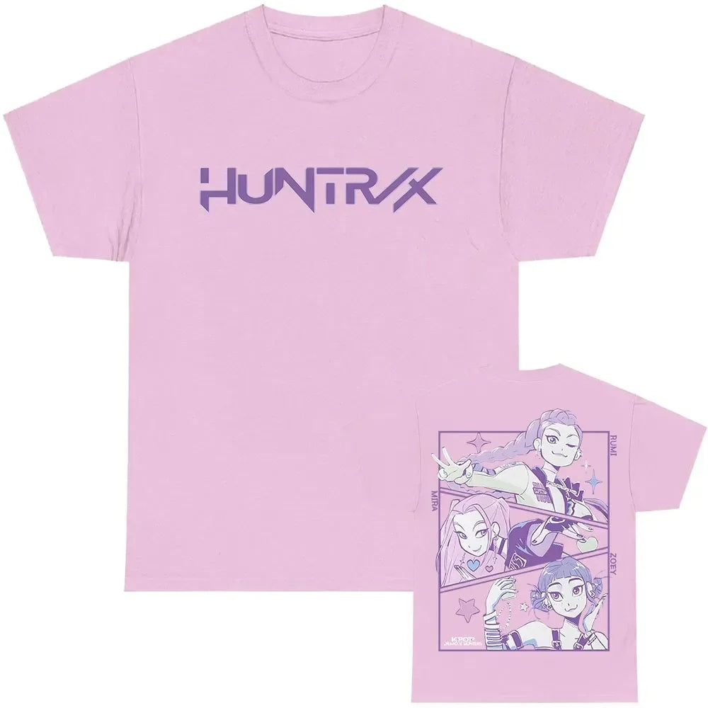KPop Demon Hunters Tshirts Summer  Female Male  T-shirt Streetwear Hip Hop Fashion Casual T Shirt Tees