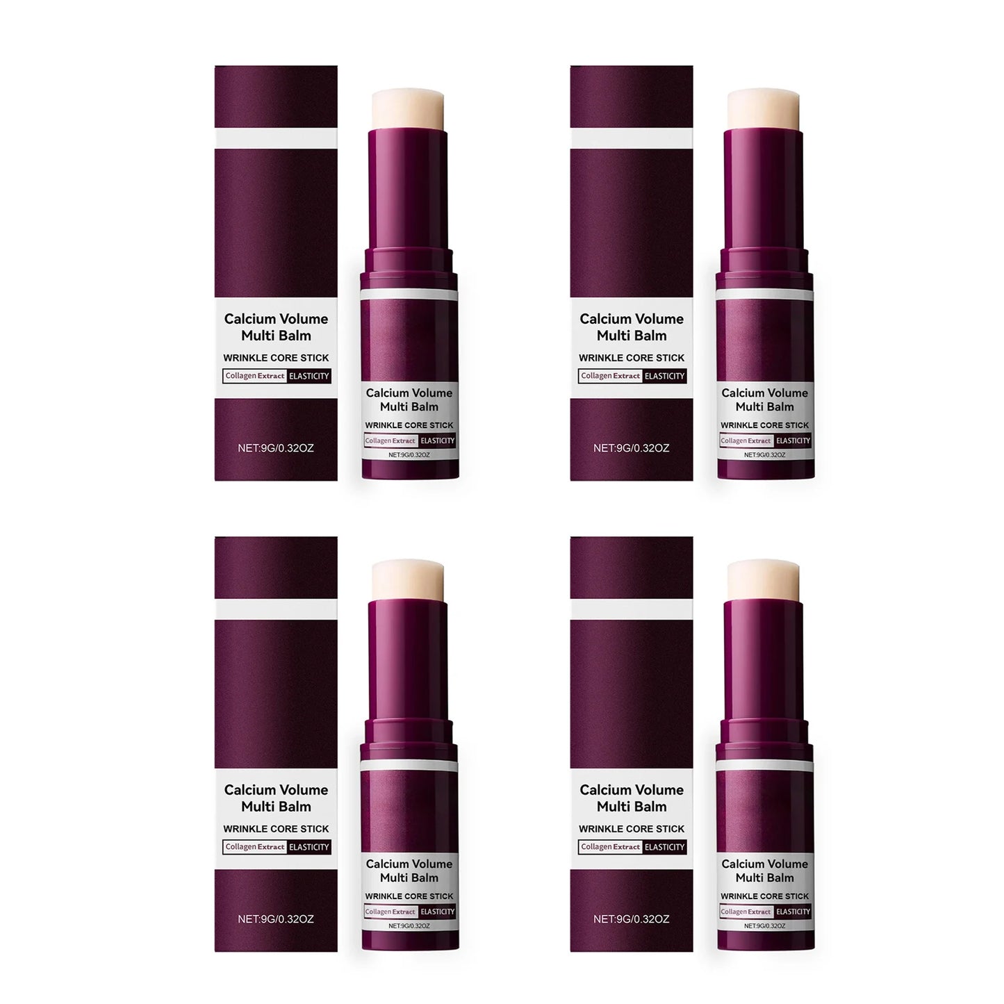 Calcium Volume Multi Balm Stick Reduce Wrinkle Fine Line Anti Aging Tighten Firming Moisturizing Brightening Softening Skin Care