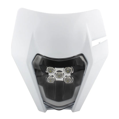 Motorcycle Headlight Plate LED Accessories for KTM EXC SX MX 250 300 450 Fairing Motocross Dirt Bike Supermoto Enduro Headlight