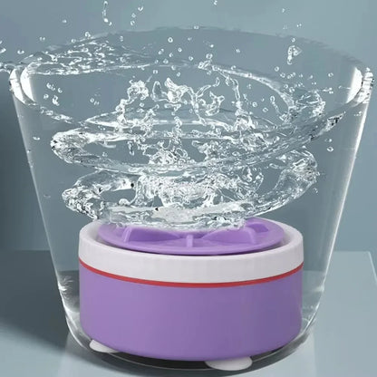 Portable USB Mini Washer Compact Turbine for Underwear & Socks with 3 Adjustable Speeds Space-Saving Design for Dorms & Travel