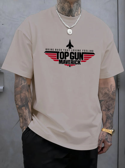 Top Gun Maverick Printing T Shirts Man Cotton Fashion T-Shirt Unisex Casual Oversize Clothes Soft Summer Trendy Street Tops