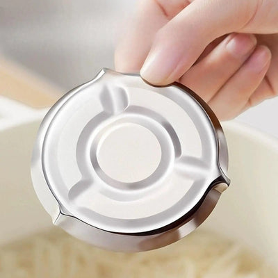 Stainless Steel Pot Watcher Disc, Kitchen Essential Prevent Pasta, Soups, Milk Boiling over Boil Control Disc for Home Cookers