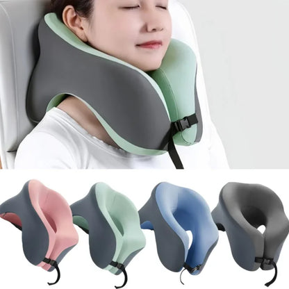 Popular Portable U-Shaped Travel Pillow, Memory Foam Sleep Pillow, Office Nap Pillow Airplane Neck Pillow Ergonomic Head Support