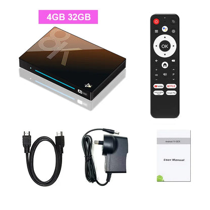 H96 MAX M9S Smart TV Box Android14 AI VisionPQ 8 Core CPU Rockchip RK3576 AI-MENC8K AHD Video Decoding 1000M/LAN Wifi6 BT5.4