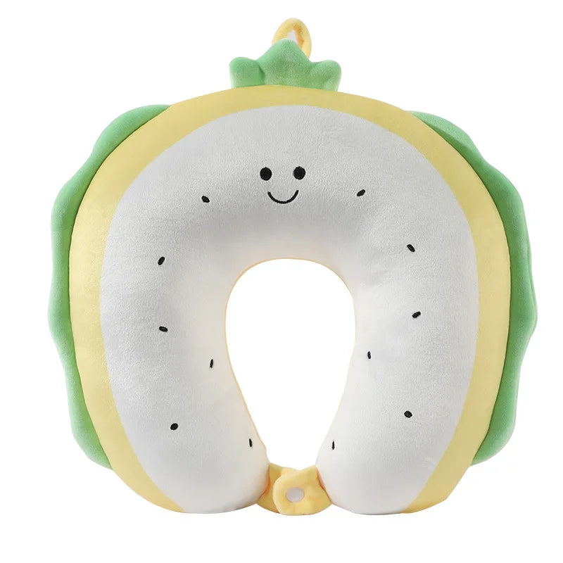 Cartoon U-shaped Pillow Travel Portable Aircraft Pillow Creative Neck Pillow Soft and Comfortable Nap Neck Pillow