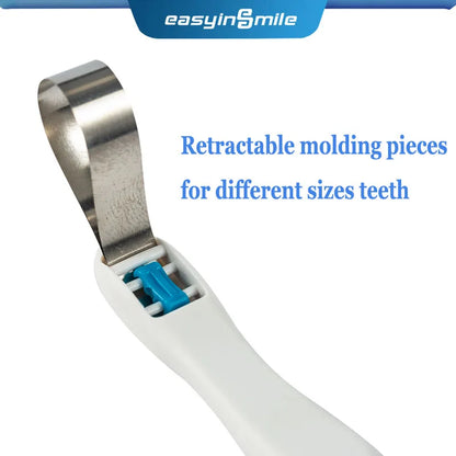 10/50pcs Dental Pro Matrix Bands Easyinsmile Preformed Adjustable Ring Matrices Molar Premolar 4.5/6MM Standard and Curved