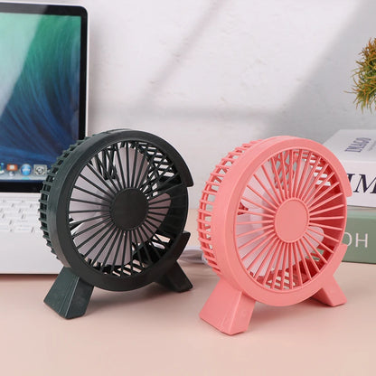 1 Piece Home Outdoor Desktop Cooler Electric Mini Fan Portable Cooling For Laptops Silent USB Fan Camping Air Mini Appliances