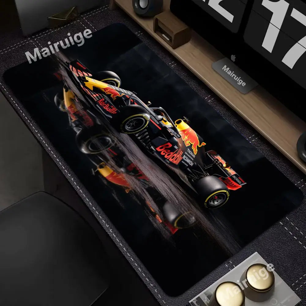 Hot-selling F1 Racing Red Mouse Pad Large Computer Office Game Table Mats XXL Rubber HD Gaming Keyboard Mousepads Long Desk Mat