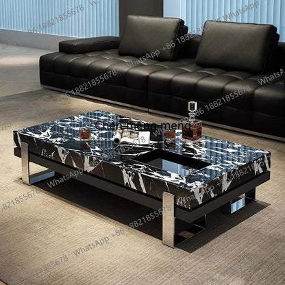 A50 Luxury Designer Side Table Modern Bedroom Living Room Kitchen Organizer Moving Coffee Table Writing Couchtisch Home Furnitur