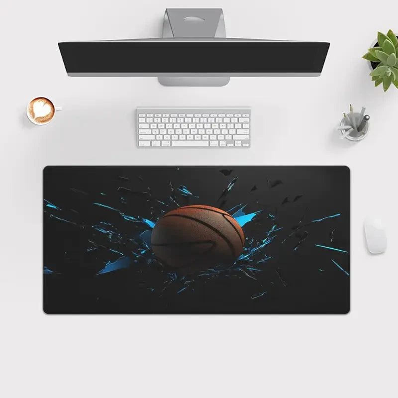 Basketball pattern Mouse Pad  Computer Office Game Table Mats XXL Rubber Anti-slip Gaming Keyboard Long Desk Pads playmat