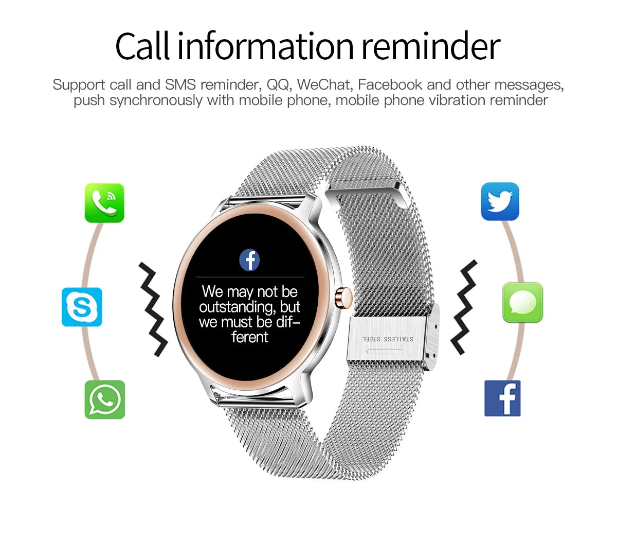 1.69 Inch Smart Watch, Multiple Function, Heart Rate Monitor, Fitness Bracelet, Smart Notification, IP67 Waterproof Smartwatch