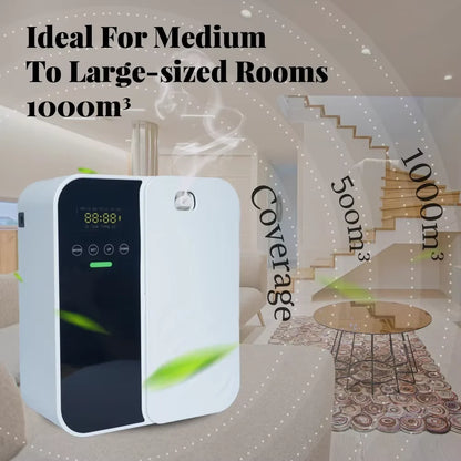 Aroma Diffuser 500ml Large Tank Relaxing Essential Oil Diffuser Silent Humidifier with LED Night Light for Home/Office