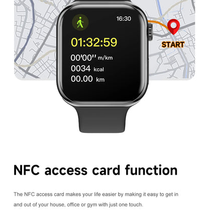 2025 New for Watch 10 Smart Watch Men HD AMOLED Music 3D Surround Health monitoring Bluetooth Call Waterproof Woman smart watchs