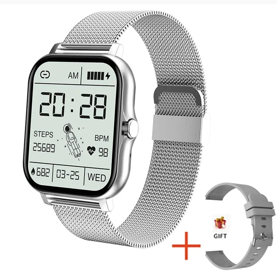 New Smart Watch 1.83inch Full Touch Screen Sport Fitness Watches BT Call Digital Smartwatch Wristwatch For Men Women Gift 2025