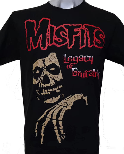 Misfits Legacy of Brutality T-shirt, Unisex Top, Retro Street Band Hip-hop Heavy Metal Enthusiast Trendy Casual T-shirt
