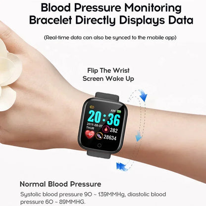 Series 7 Smartwatch for Men & Women - i7/Y68 Pro Fitness Tracker with Heart Rate & Calorie Counter