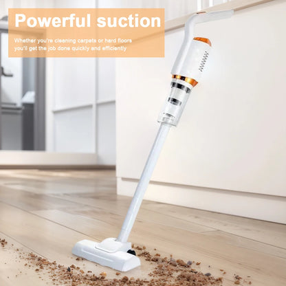 Handheld Wireless Vacuum Cleaner USB Rechargeable 2000mAh Mopping Machine Large Suction Vacuum Cleaner for Vehicle Home Cleaning