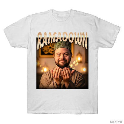 RAMADOWN MEME T-shirt For Men Women 100% Cotton T Shirts Short Sleeve Tops J28