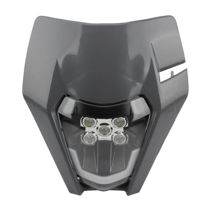 Motorcycle Headlight Plate LED Headlamp for KTM EXC EXCF SX XC 150 250 350 450 Fairing Dirt Bike Motocross Accessories Enduro