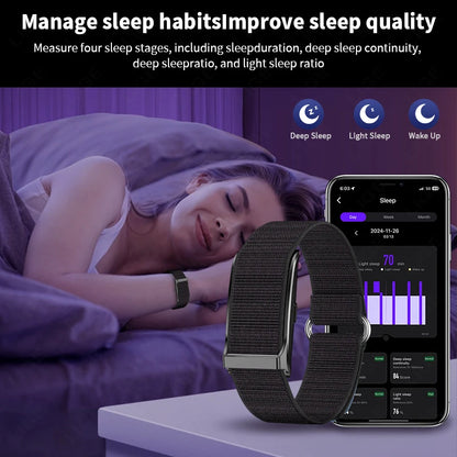 New Smart Watch Men Smart Health Wristband Women GPS Sport Trajectory 1ATM Waterproof All Day Healthy Monitor Fitness Bracelet