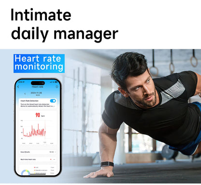 2025 New Smart Watch For Andrio IOS Fitness Sport Smart Bracelet Heart Rate Blood Oxygen Health Monitor Men Smartwatch Women