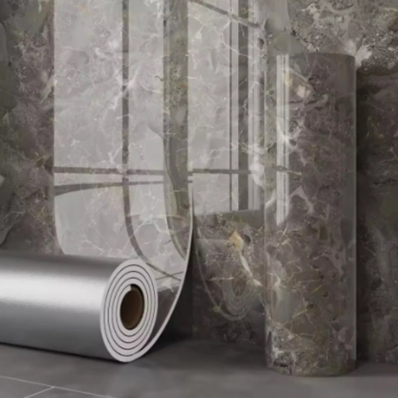 1 Roll Marble Thick Foam Bedroom Wallpaper Imitation Tile Self-Adhesive Bathroom Waterproof Wall Sticker Living Room Decoration