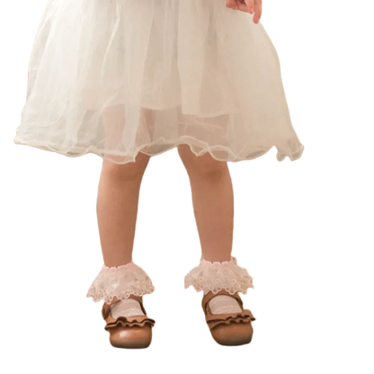 Baby Girl 0-3 Years Summer Ruffle Socks Cute Infant Princess Toddler Dress Frilly Breathable Cotton Socks 0-12/12-24/24-36M Kids