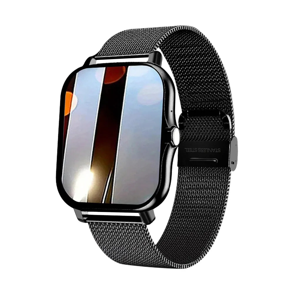 2025 Smartwatch Android Phone 1.44''Inch HD Screen Bluetooth Call Blood Oxygen/Pressure Monitoring Smart Watch Women Men Gift