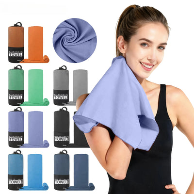 Outdoor Microfiber Quick Drying Sports Cooling Ice Towel Cold Sports Towel Fitness Cool Towel Camping