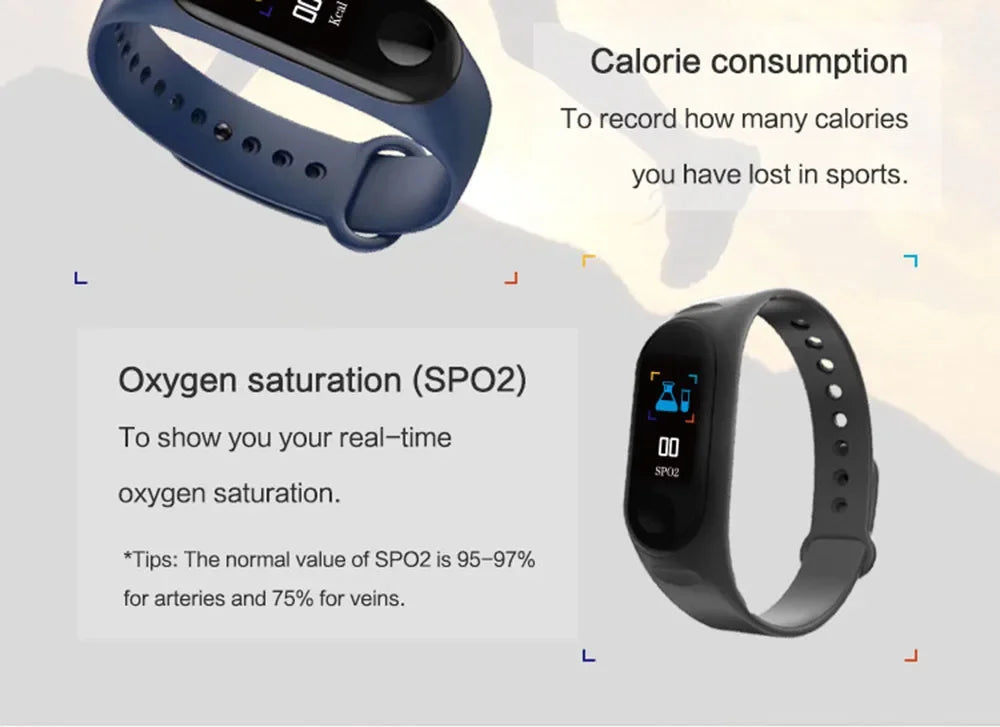 Smart Watch Kids Watches For Girls Boys Sport Bracelet Child Wristband wristband Fitness Tracker Children Smartwatch Waterproof