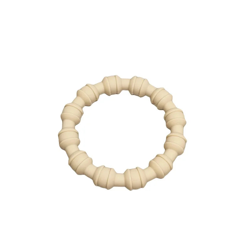 Baby food grade silicone teethers children's bracelet baby teething stick children mouth muscle trainer