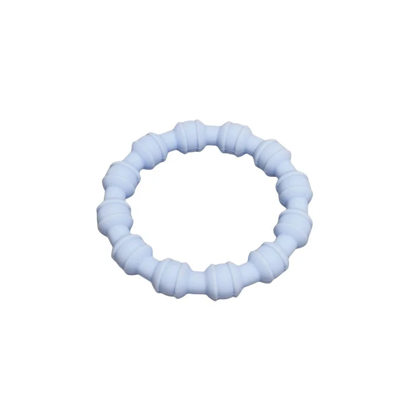 Baby food grade silicone teethers children's bracelet baby teething stick children mouth muscle trainer
