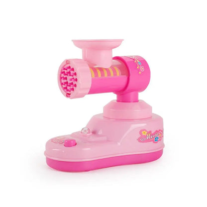 Coffee Machine Household Appliances Toys Vacuum Cleaner Cooking Pretend Play Set with Light Sweeper Kitchen Toys Boy Girl