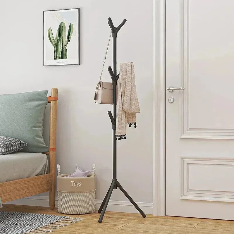 Tree Branch Coat Rack – Mobile Freestanding Hanger Stand for Clothes & Hats, Hallway & Living Room