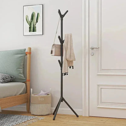 Tree Branch Coat Rack – Mobile Freestanding Hanger Stand for Clothes & Hats, Hallway & Living Room