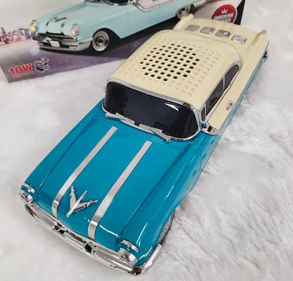 Wireless Bluetooth Computer Speaker Classic Car Shaped with Subwoofer TF Card U Disk FM Radio AUX TWS Multifunctional Sound Box