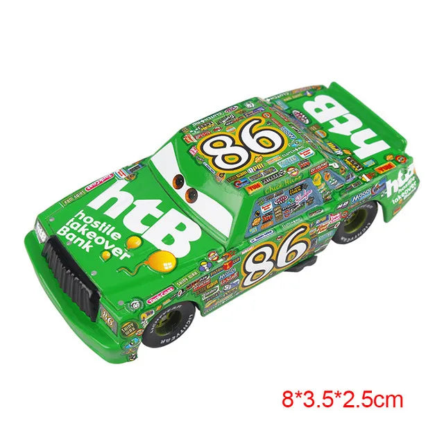Disney Pixar Cars 2 3 Toys Lightning McQueen Truck Uncle Mack 1:55 Diecast Mater Piston Cup Fritter Frank Model Child Kids Gifts