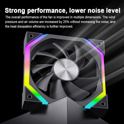 UPSIREN ZF-120 PC Fan ARGB 120mm 4Pin PWM Quiet Cooling Computer Case Fan 12V Large Air Volume gaming accessories ventilador