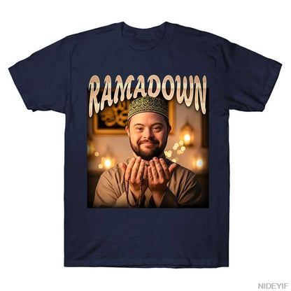 RAMADOWN MEME T-shirt For Men Women 100% Cotton T Shirts Short Sleeve Tops J28
