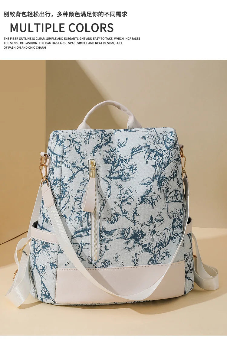 Fashionable Women's Bags, Trendy Backpacks, Large-Capacity Simple Handbags, Retro-Style Casual Bags, High-End Shoulder Crossbody Bags, Student Bags, Multi-Purpose Storage Bags