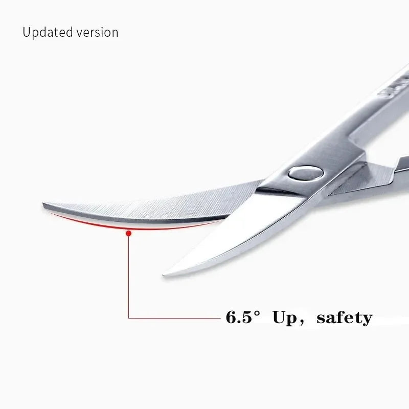 Stainless Steel Eyebrow Scissors Nose Hair Trimmer Manicure Facial Tool Makeup Beauty Essential
